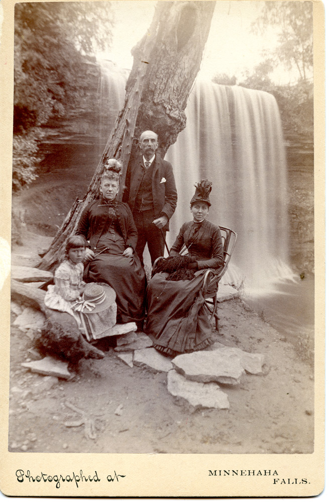 A series of photographers had the concession of selling tourists their photos in front of Minnesota's most famous view.