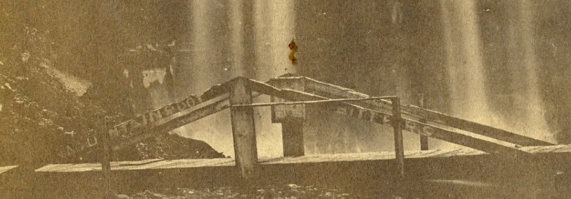 Another picture of this first bridge across Minnehaha Creek below the Falls.