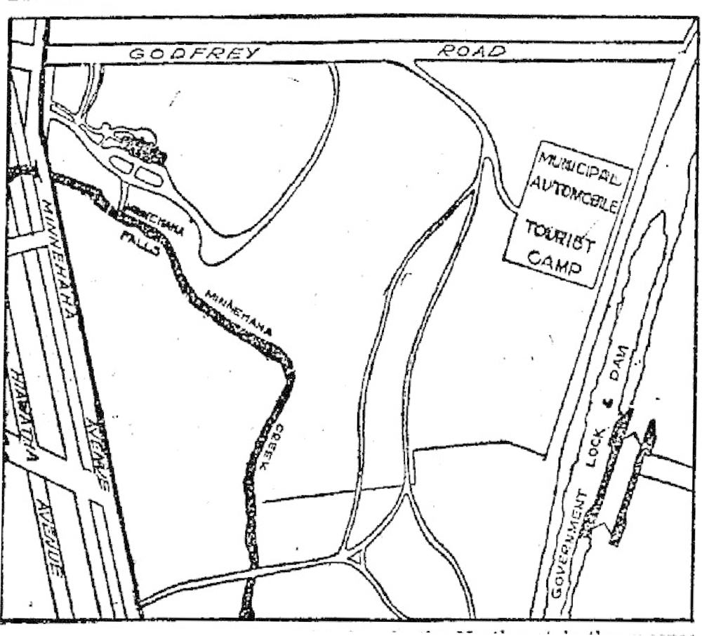 a map of the auto tourist camp.