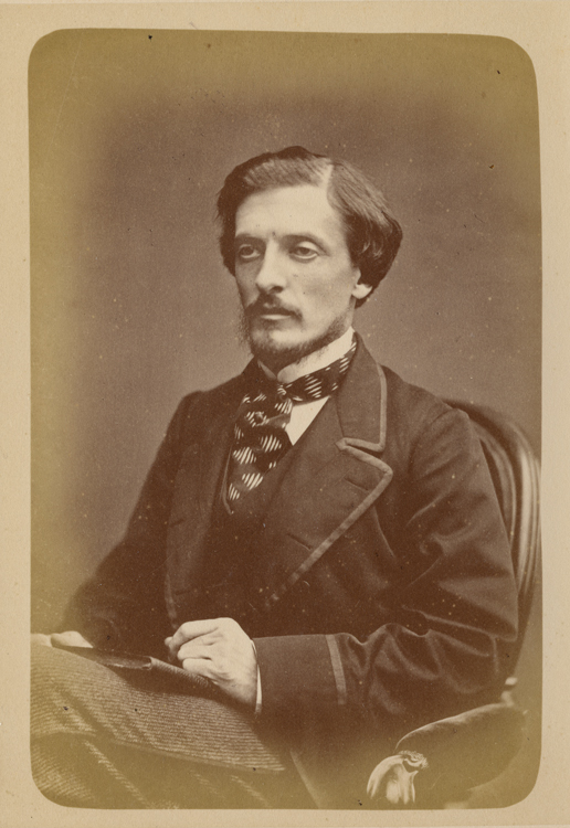 studio portrait of Lord Dufferin, sitting in a chair